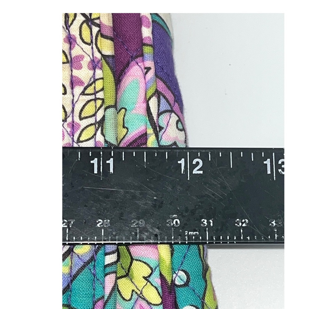 Vera‎ Bradley Crossbody Bag Quilted Purple Paisley Floral Everyday Purse - Picture 9 of 11